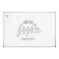 Essentials by MooreCo Magne-Rite whiteboard - 48 in x 35.98 in