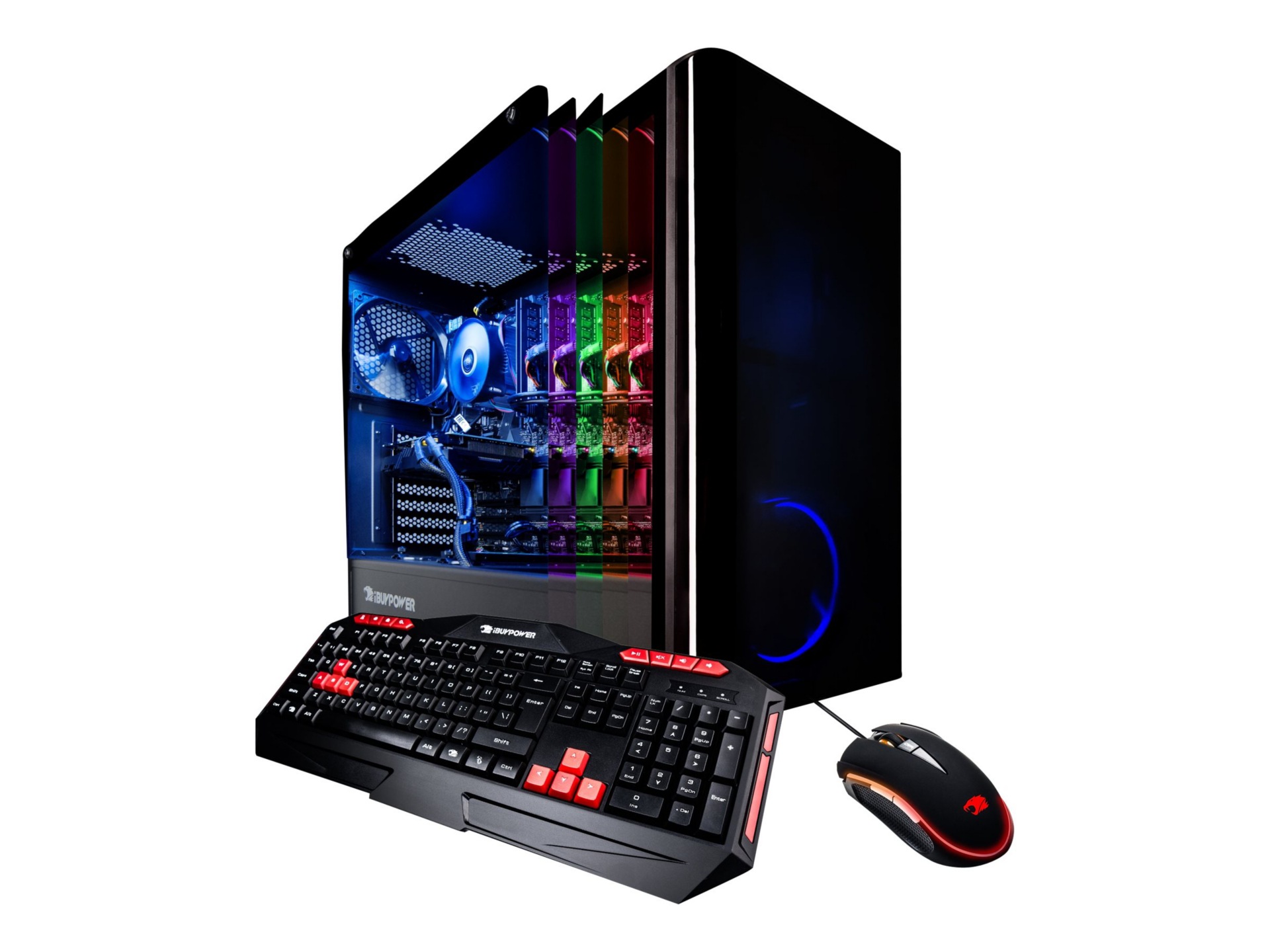 iBuyPower 095I - tower - Core i5 9400F 2.9 GHz - 8 GB - SSD 120 GB, HDD 1 T