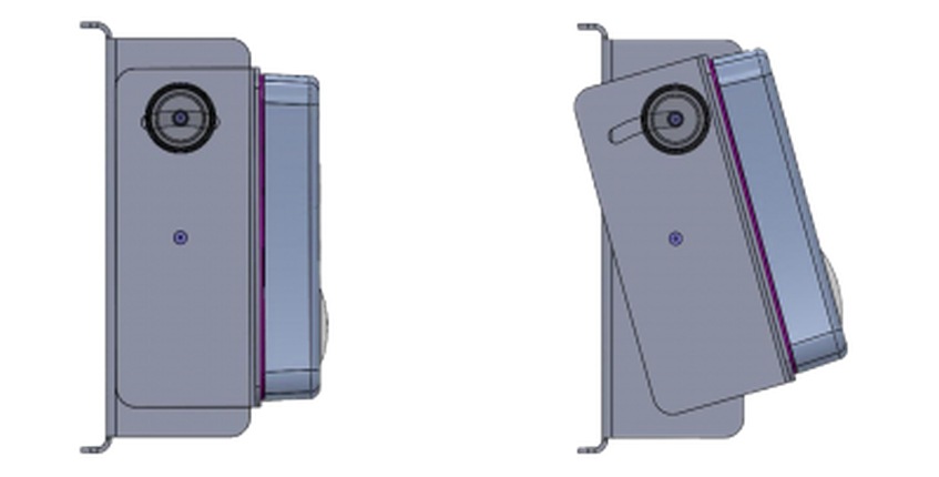 KSI 1900 Adjustable Monitor Mount Bracket - Black