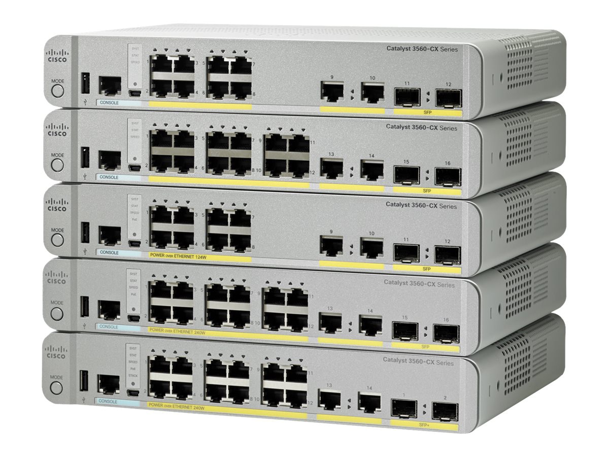 Cisco Catalyst 3560CX-12TC-S - switch - 12 ports - managed - rack-mountable