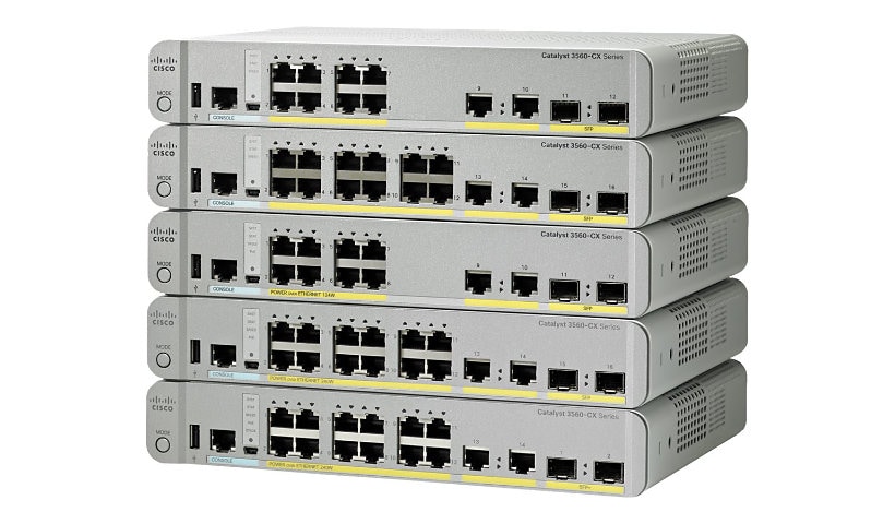 Cisco Catalyst 3560CX-12TC-S - switch - 12 ports - managed - rack-mountable