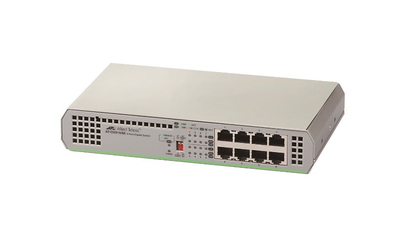 Allied Telesis CentreCOM AT-GS910/8E - switch - 8 ports