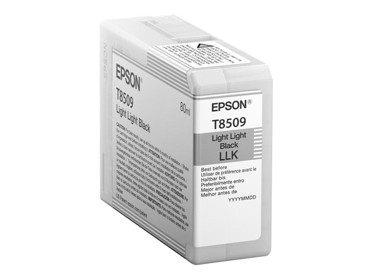 Epson T8509 - light light black - original - ink cartridge