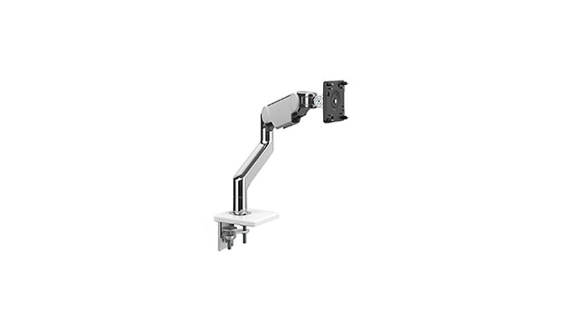 Humanscale M10 - mounting kit - for monitor - polished aluminum with white