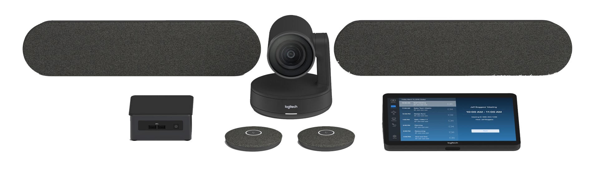 Logitech Tap for Zoom Large Rooms - Video Conferencing Kit - with Intel NUC