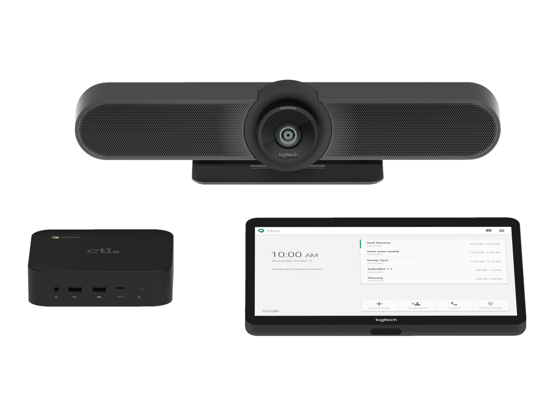 Logitech Tap for Google Hangouts Meet Small Rooms - video conferencing kit