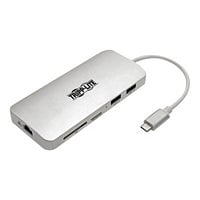 Tripp Lite USB C Docking Station 4k w/USB Hub HDMI SD/Micro SD Gbe Charging
