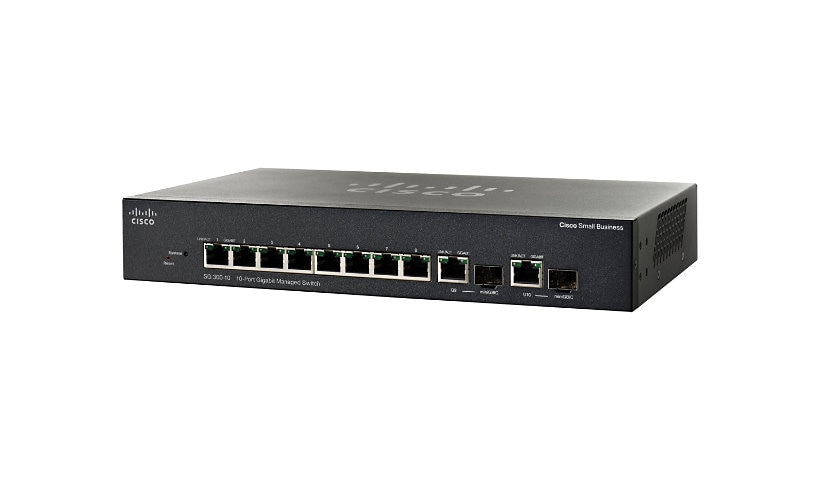 Cisco Small Business SG300-10 - switch - 10 ports - managed - rack-mountabl