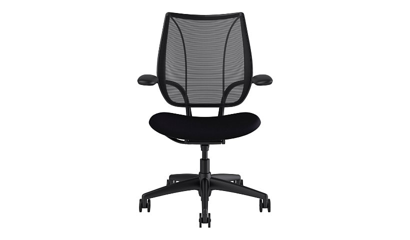 Humanscale Liberty - chair - plastic, aluminum, steel - black
