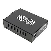 Tripp Lite Gigabit Singlemode Fiber to Ethernet Media Converter, SMF 10/100/1000 SC, 1310 nm, 20 km (12.4 mi.) - fiber