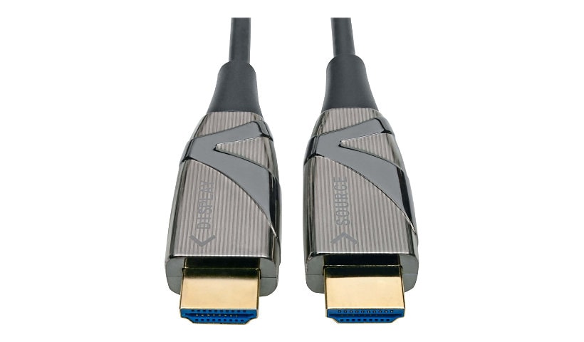 Eaton Tripp Lite Series 4K HDMI Fiber Active Optical Cable (AOC) - 4K 60 Hz, HDR, 4:4:4 (M/M), 40 m (131 ft.) - HDMI
