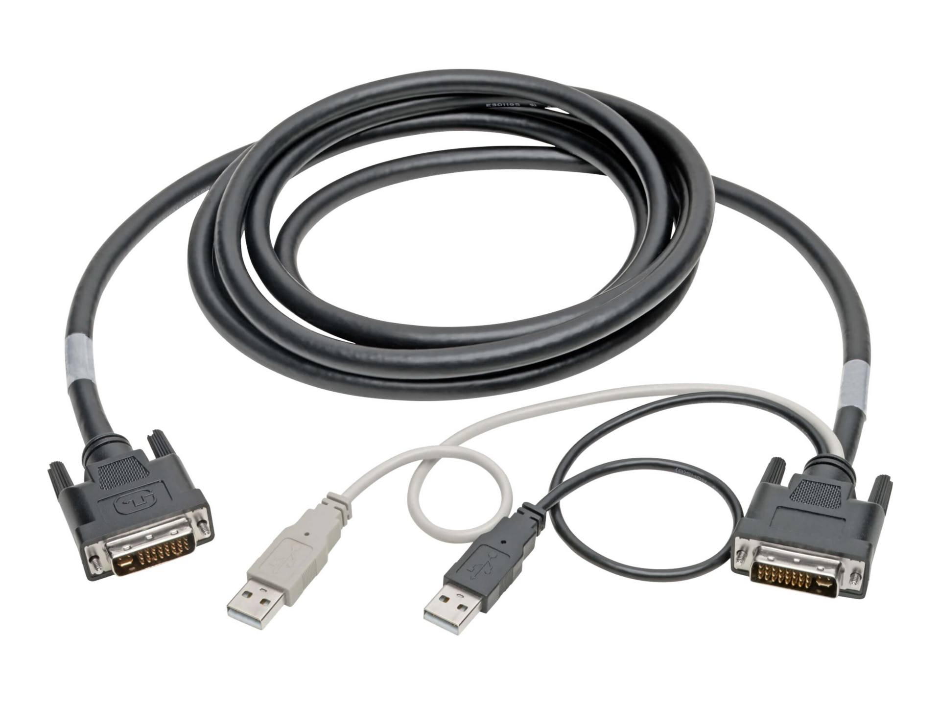 Eaton Tripp Lite Series DVI to USB-A Dual KVM Cable Kit - Thumbnail 2