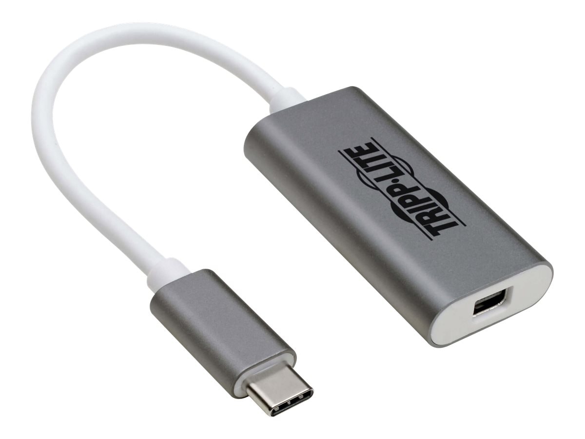 Tripp Lite USB C to Mini DisplayPort Adapter Converter Aluminum 4K 3.1 M/F USB-C USB Type-C - external video adapter -