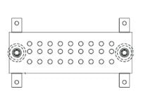 CPI Standard Busbar - rack grounding bar