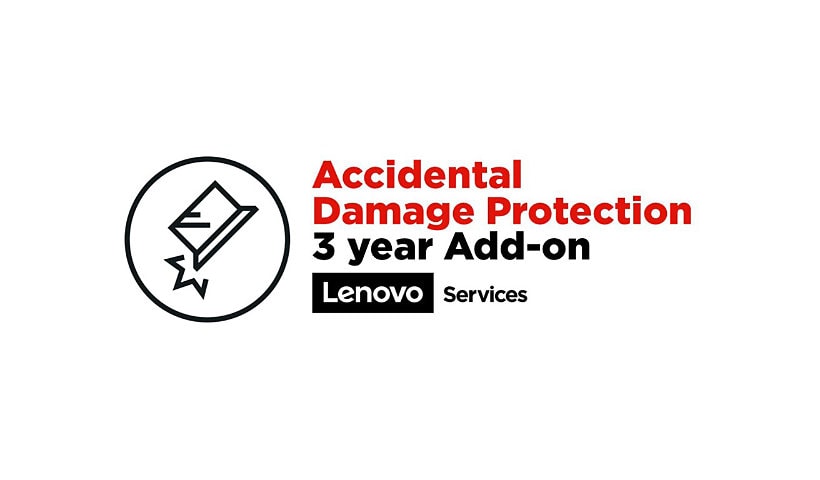 Lenovo Accidental Damage Protection - couverture des dommages accidentels - 3 années - Année scolaire