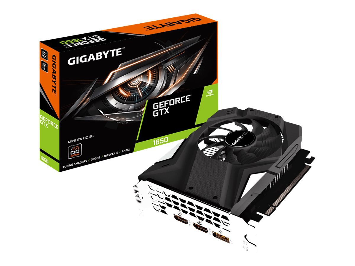 Gigabyte GeForce GTX 1650 MINI ITX OC 4GB GDDR5 128Gbps Graphics Card