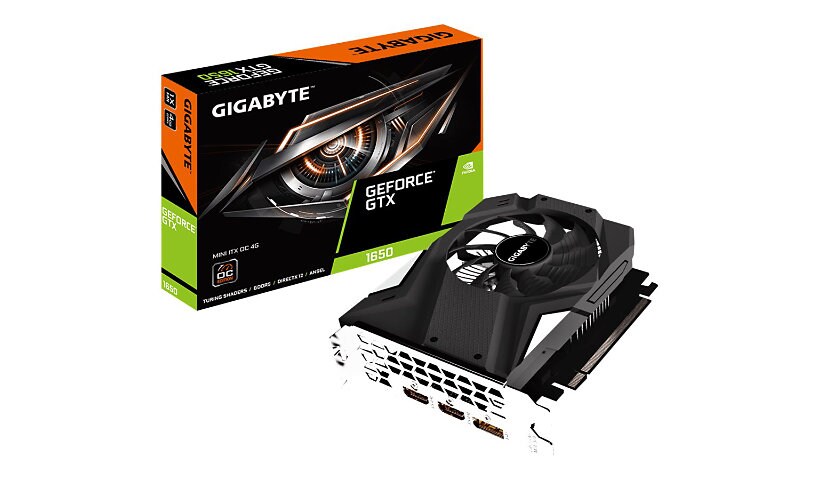 Gigabyte GeForce GTX 1650 MINI ITX OC 4GB GDDR5 128Gbps Graphics Card