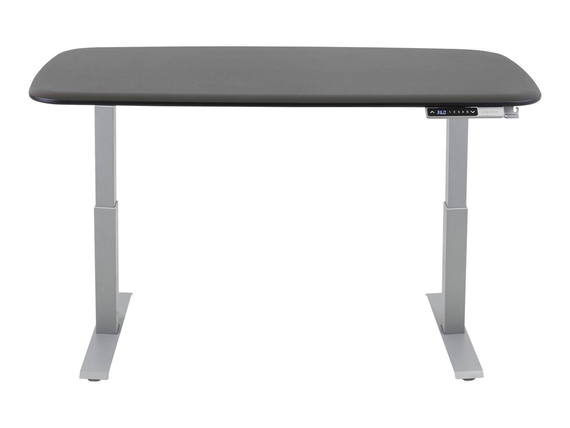 Ergotron WorkFit Electric Sit-Stand Desk - sit/standing desk - rectangular - black