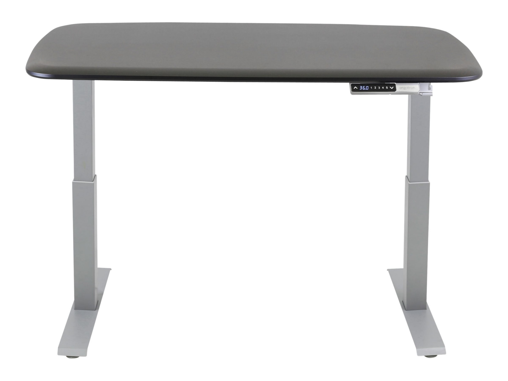 Ergotron WorkFit Electric Sit-Stand Desk - sit/standing desk - rectangular - black