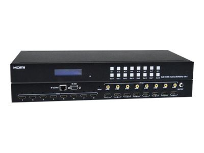 NTI VEEMUX SM-8X8-4K18GB-LC Video Matrix Switch - video/audio switch - rack