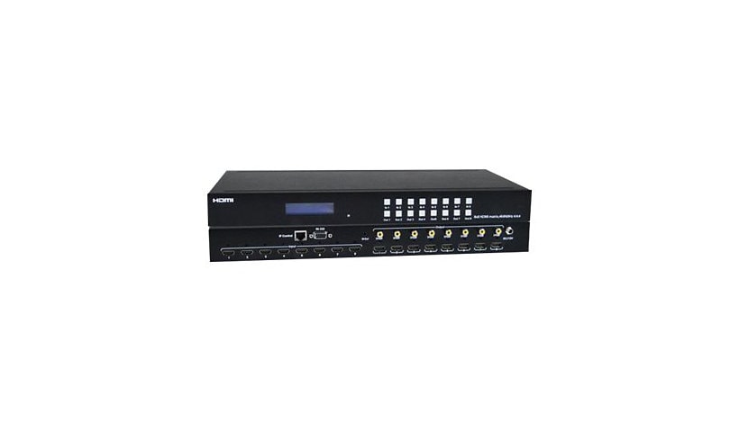 NTI VEEMUX SM-8X8-4K18GB-LC Video Matrix Switch - video/audio switch - rack