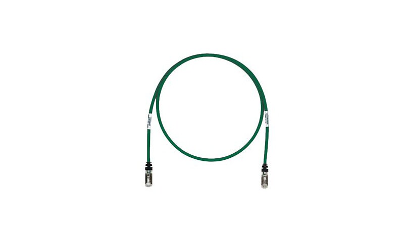 Panduit TX6A 10Gig patch cable - 82 ft - green