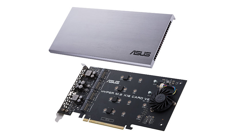 ASUS HYPER M.2 X16 CARD V2 - interface adapter - M.2 Card - PCIe 3.0 x16
