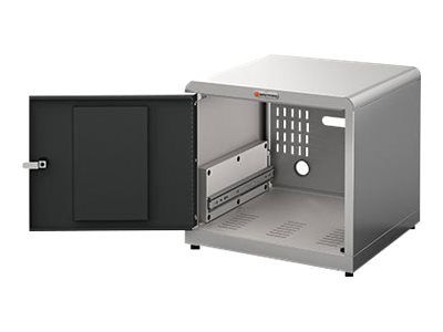 Bretford PowerSync Pro Cabinet Chassis PSPROCABL-PMCK cabinet unit - for cellular phone / tablet - platinum, charcoal