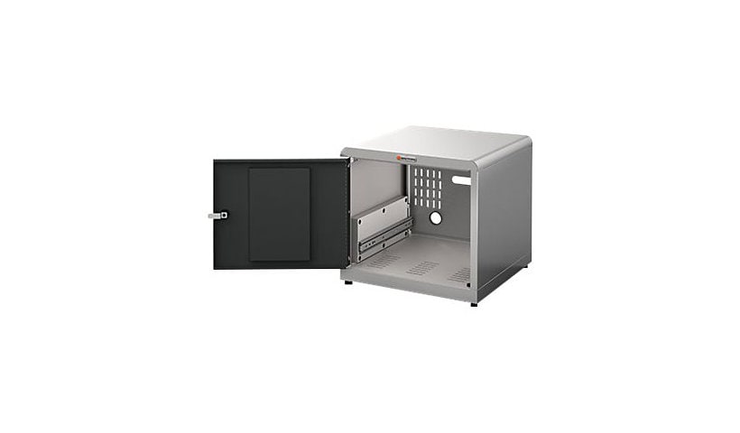 Bretford PowerSync Pro Cabinet Chassis PSPROCABL-PMCK - cabinet unit - for cellular phone / tablet - platinum, charcoal
