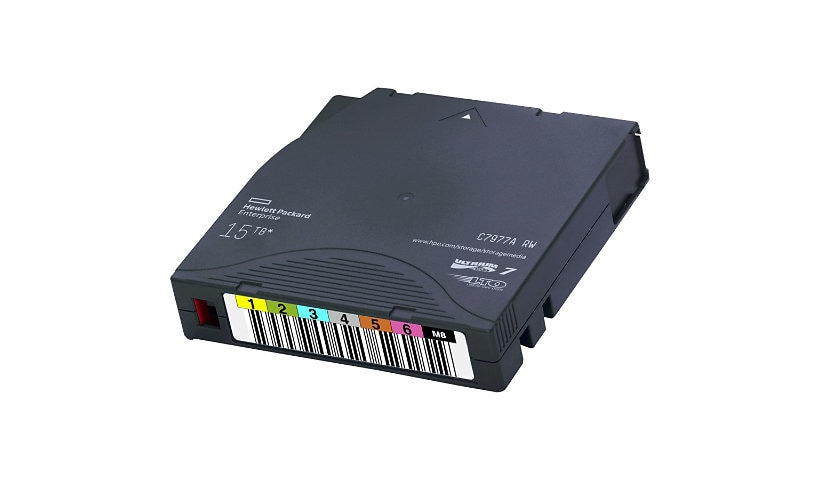 HPE Ultrium RW Non Custom Labeled with Case Data Cartridge - LTO Ultrium 7 x 20 - 9 TB - storage media