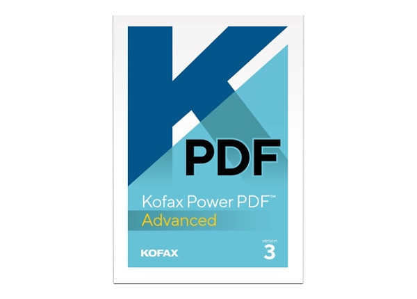 KOFAX POWER PDF 3 ADV VOL SUP LIC A