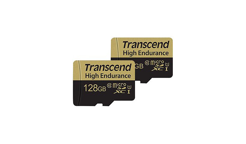 Transcend High Endurance - carte mémoire flash - 128 Go - micro SDXC