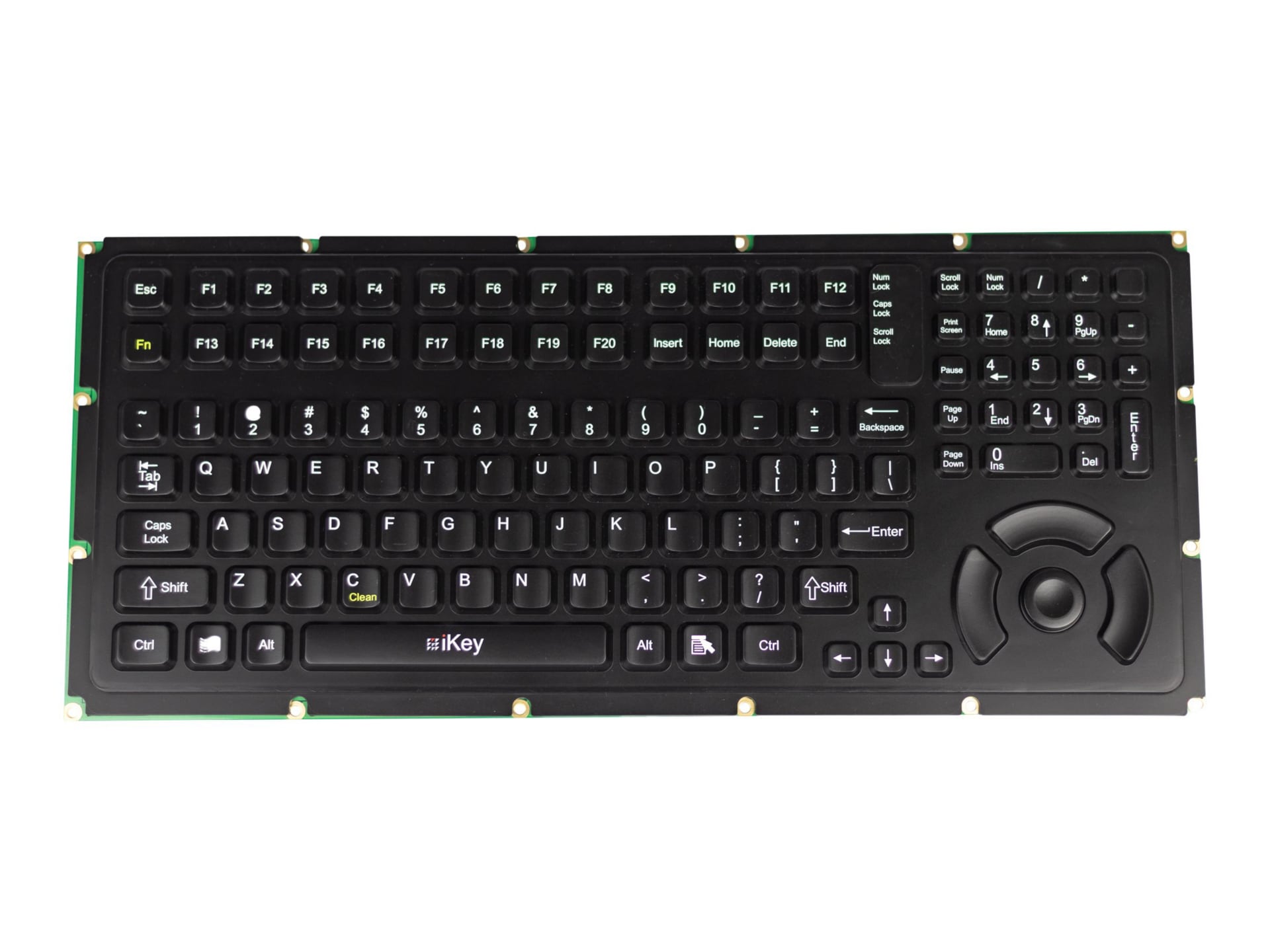 iKey 5K-OEM-FSR - keyboard - with Force Sensing Resistor Pointing Device, H