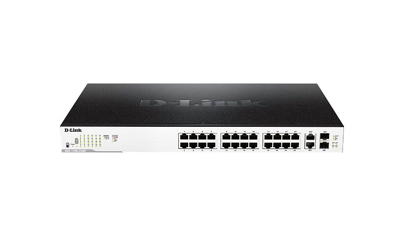 D-Link DGS 1100-26MPP - switch - 26 ports - smart - rack-mountable