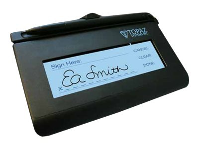 Topaz SigLite LCD 1X5 T-LBK460-HSX-R - terminal de signature - USB