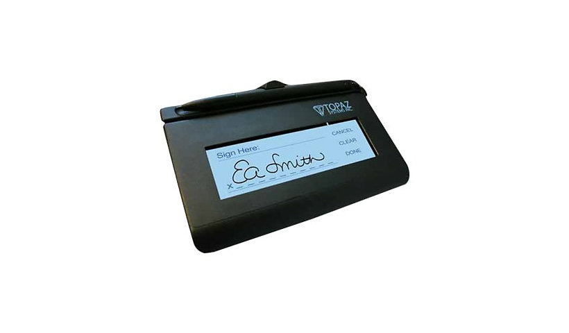 Topaz SigLite LCD 1X5 T-LBK460-HSX-R - signature terminal - USB