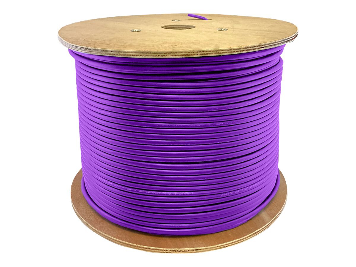 Proline 1000ft Non-terminated Purple Cat5E Straight UTP PVC Patch Cable