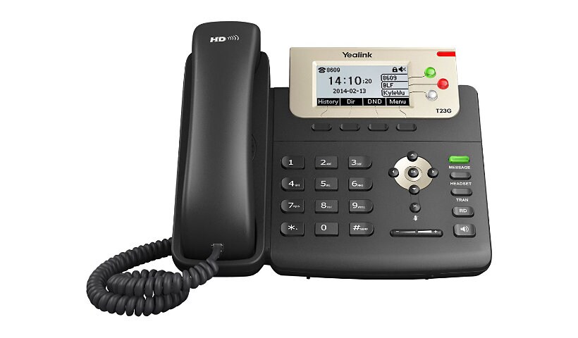 Yealink SIP-T23G - téléphone VoIP avec ID d'appelant - (conférence) à trois capacité d'appel