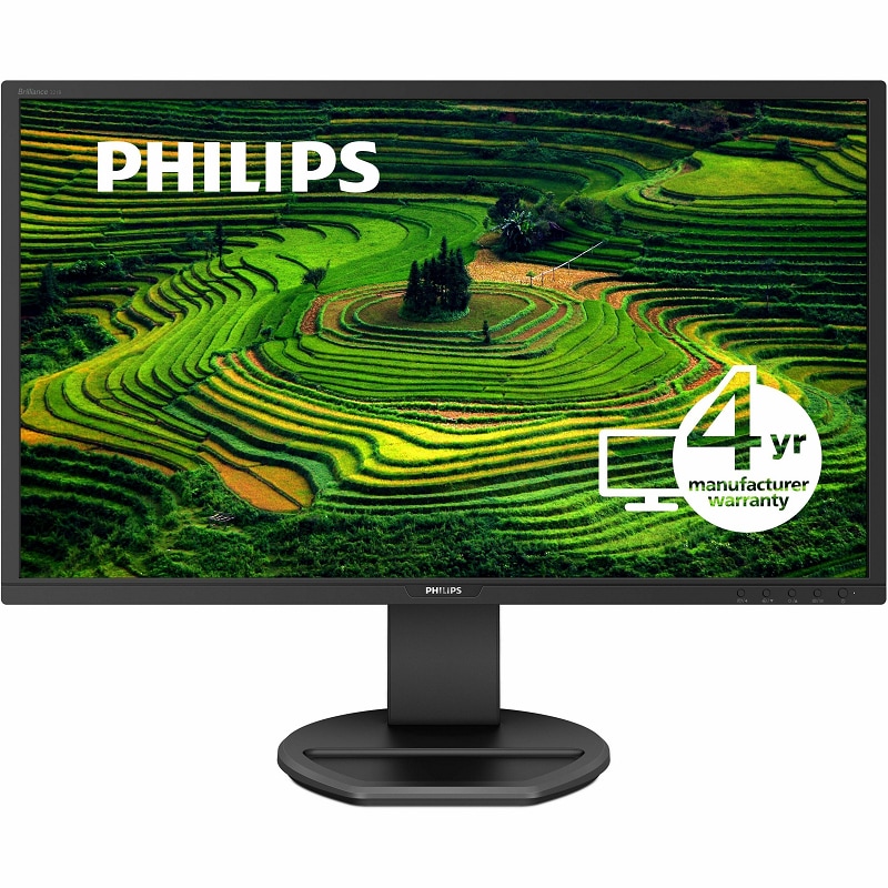 PHILIPS 221B8LJEB - 22" Monitor, LED, FHD (1920x1080), HDMI, DP, VGA,USB-hub, 4 Year Manufacturer Warranty
