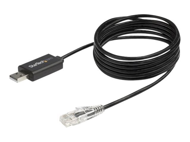 StarTech.com 6 ft / 1.8 m Cisco USB Console Cable - USB to RJ45 Rollover Cable - Transfer rates up to 460Kbps - M/M -