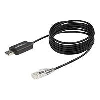 StarTech.com 6 ft. / 1.8 m Cisco USB Console Cable - USB to RJ45 Rollover Cable - Transfer rates up to 460Kbps - M/M -