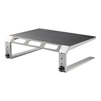 StarTech.com Monitor Riser Stand, For up to 32" (22lb/10kg) Monitor, Monitor Riser, Steel&Aluminum, Monitor Shelf w/