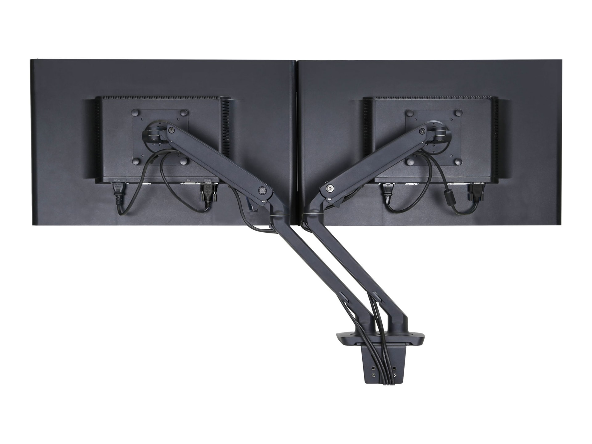 Ergotron MXV Desk Dual Monitor Arm - Matte Black