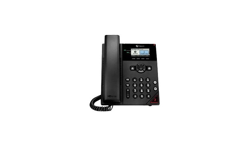 Poly VVX 150 Business IP Phone OBi Edition - VoIP phone - 3-way call capability