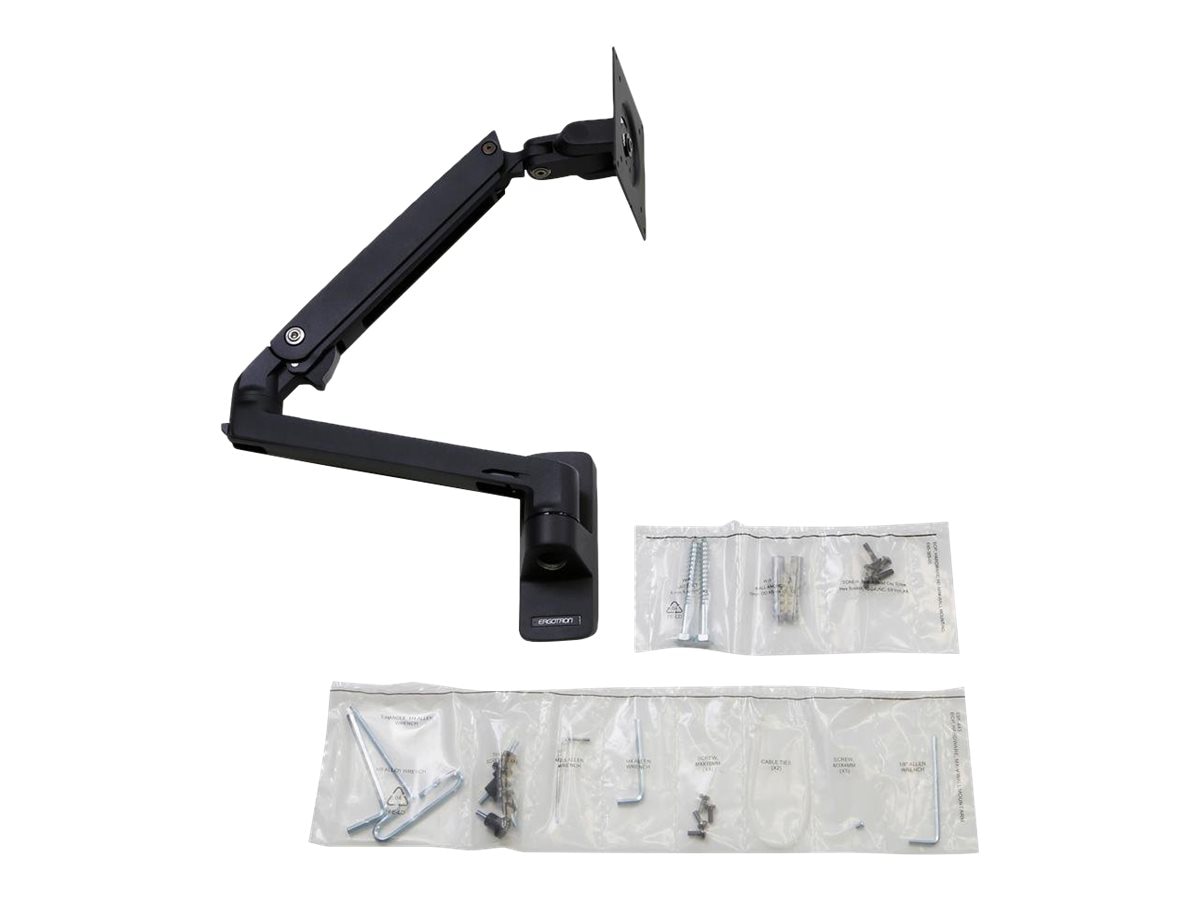 Ergotron MXV Wall Mount LCD Monitor Arm - Matte Black