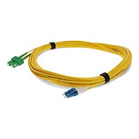 Proline 20m ASC (M) to LC (M) Yellow OS2 Duplex Fiber OFNR Patch Cable