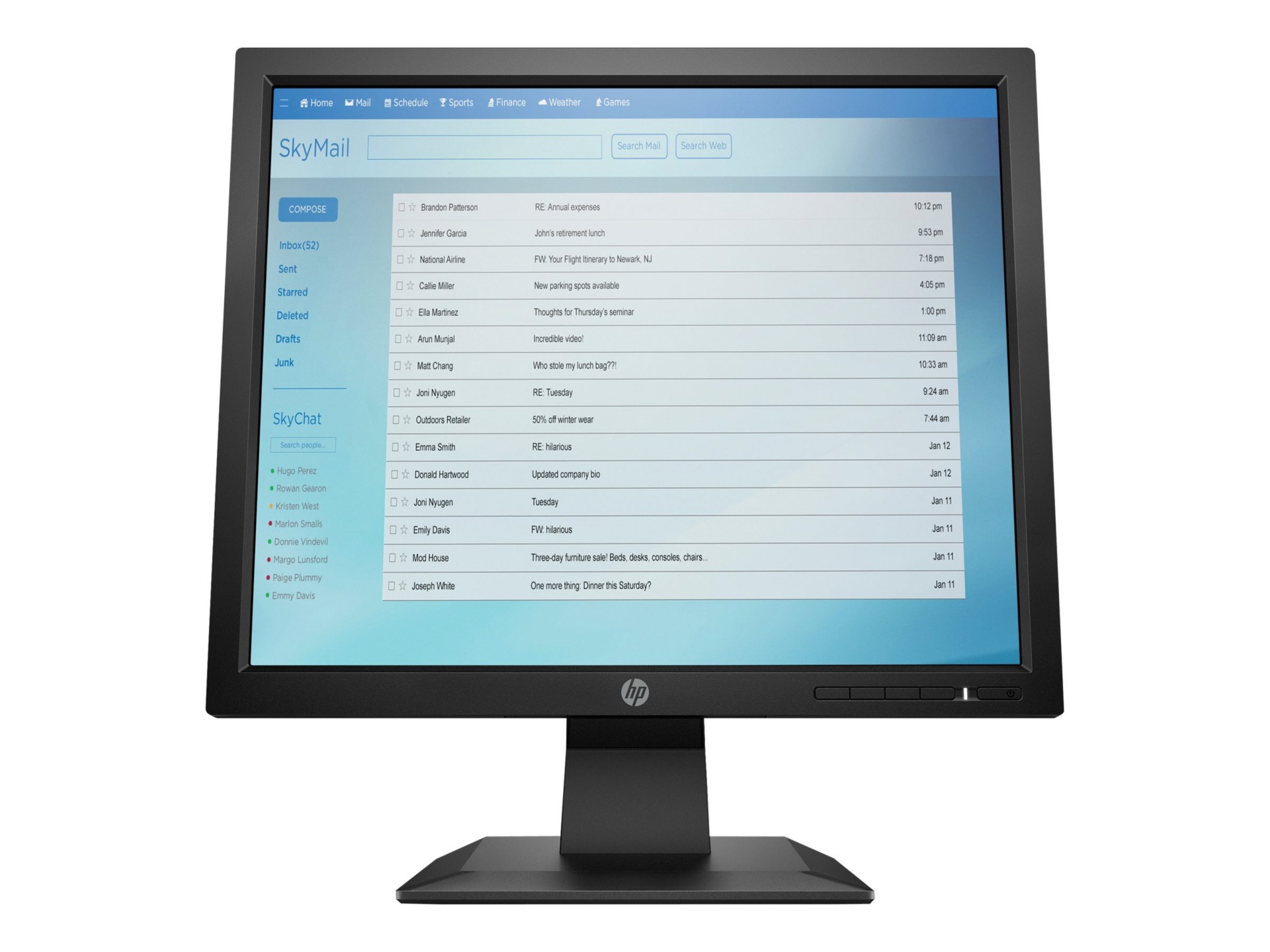 HP Smartbuy P174 17" SXGA 250cd/m² TN LED Backlight Monitor