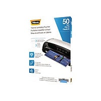 Fellowes - 50-pack - glossy - 11.5 in x 9.02 in - lamination pouches
