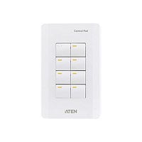 ATEN Control System 8-Button Control Pad(US,1 Gang)