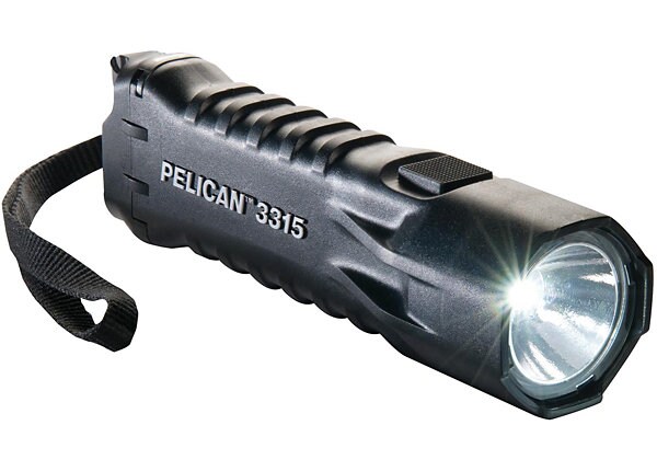 Pelican 3315 160 Lumens LED Flashlight - Black,Clamshell Packaging
